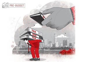 Simplifying taxation and tariff structures, bringing parity in tax rates, identifying sunrise industries for tax exemptions, lowering the tax burden in capital markets and easing compliance requirements are some of the top expectations from Minister of Finance Nirmala Sitharaman
Illustration: Chaitanya Dinesh Surpur