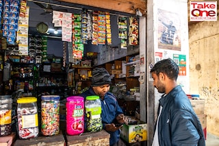 Rural grocery store in Nimeda village of Jaipur district in Rajasthan.
Image: Amit Verma