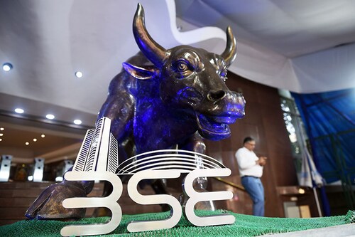 Gaining for the fifth straight session the Sensex moved past 65,000 on account of strong flows from institutional investors
Image: Indranil Aditya/Bloomberg via Getty Images Gaining for the fifth straight session the Sensex moved past 65,000 on account of strong flows from institutional investors
Image: Indranil Aditya/Bloomberg via Getty Images
