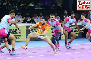 The Pro Kabaddi league is set to enter its 10th season and remains the second-most watched domestic franchise league after the IPL
Image: Courtesy Pro Kabaddi league