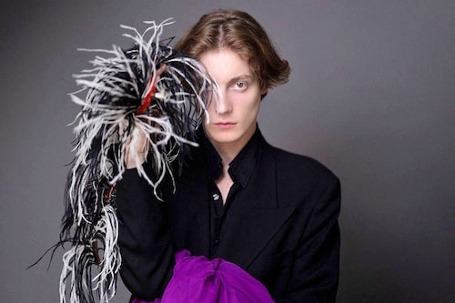 Debuting at this week"s Paris Couture shows is 26-year-old Charles de Vilmorin, who will present for his own brand after a short-lived tenure as artistic director of Rochas. "
Image: Joel Saget / AFP