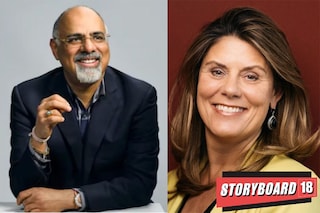 (L-R) Raja Rajamannar, chief marketing and communications officer, Mastercard Conny Braams, chief digital and commercial officer of Unilever