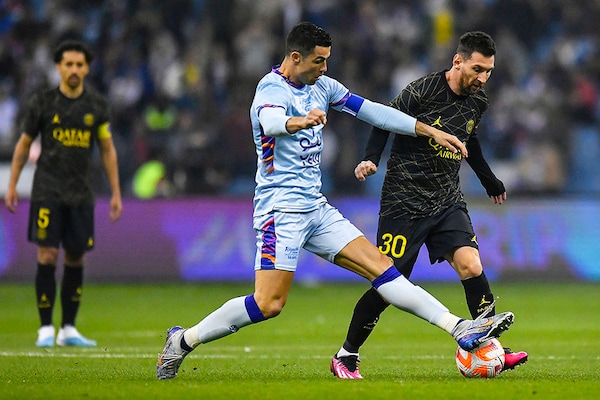 Cristiano Ronaldo in a recent statement said that he thought the Saudi Pro League was better than Major League Soccer. Recently Lionel Messi, transferred from PSG to MLS" Inter Miami CF Photo by Aurelien Meunier - PSG/PSG via Getty Images