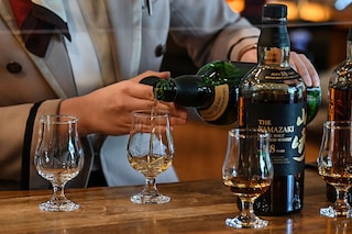 It is largely foreign demand, along with the relative scarcity of the most desirable decades-old bottles, that has pushed prices sky-high. Image: Richard A. Brooks / AFP