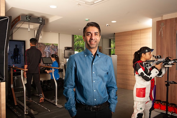 Abhinav Bindra, India"s first individual Olympic gold medallist
Image: Mexy Xavier