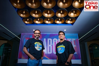Classplus co-founders Bhaswat Agarwal (left) and Mukul Rustagi
Image: Amit Verma