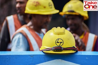 L&ampT"s market cap hit an all-time high of Rs 3,73,000 crore. Image: Sankhadeep Banerjee/NurPhoto via Getty Images