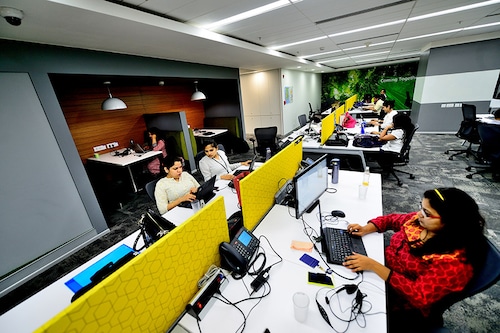 The IT sector has done well in terms of hiring women, if you look at the absolute numbers.
Image: Priyanka Parashar/Mint via Getty Images The IT sector has done well in terms of hiring women, if you look at the absolute numbers.
Image: Priyanka Parashar/Mint via Getty Images
