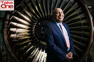 Mohamed Ali, vice president of engineering at GE Aerospace Image: Selvaprakash Lakshmanan for Forbes India