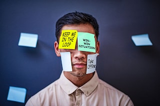 Thirty-seven percent of professionals say figuring out the meaning of workplace jargon made them feel left out of conversations, ultimately affecting their productivity and stress levels. Image: Shutterstock