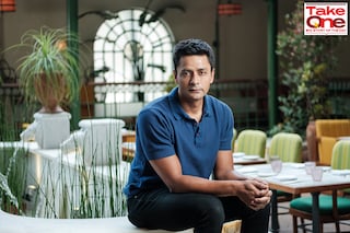 Manu Chandra, founder, Manu Chandra Ventures, at Lupa, the flagship venture Image: Nishant Ratnakar for Forbes India