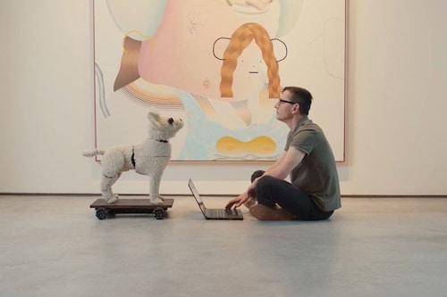 A.I.C.C.A, or Artificially Intelligent Critical Canine, is a creation by German artist Mario Klingemann. Image: Courtesy of Mario Klingemann© A.I.C.C.A, or Artificially Intelligent Critical Canine, is a creation by German artist Mario Klingemann. Image: Courtesy of Mario Klingemann©