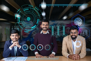 (From right ti left) Pratyush Rai, Siddhartha Saxena and Sirsendu Sarkar, Cofounders, Foyer