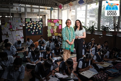 Left-Rati Forbes, director, Forbes Marshall head, Forbes Foundation with Riah Forbes, digital initatives, Forbes Marshall. Image: Neha Mithbawker for Forbes India