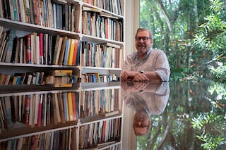 Brazilian art collector and writer Pedro Correa do Lago poses at his house in Rio de Janeiro, Brazil.
Image: Mauro Pimntel/ AFPÂ©