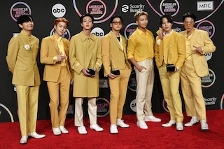 BTS at the American Music Awards, Press Room, Microsoft Theater, Los Angeles, USA, November 2021 Image: Rob Latour/ShutterstockÂ©