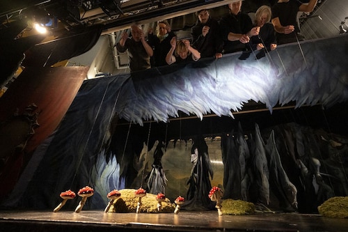 Puppeteers rehearse prior the Snow White fairytale puppet show at the UNESCO recognized Salzburg Marionette Theatre in Salzburg, Austria, on February 14, 2023.
Image: Joe Klamar / AFP Puppeteers rehearse prior the Snow White fairytale puppet show at the UNESCO recognized Salzburg Marionette Theatre in Salzburg, Austria, on February 14, 2023.
Image: Joe Klamar / AFP
