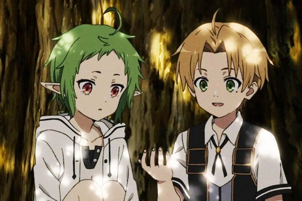 Popular series include "Mushoku Tensei: Jobless Reincarnation" — the tale of a 34-year-old "jobless male virgin" who is hit by a truck and reincarnated as an infant with magical powers. Image: Photography Courtesy of Tokyo MX</span><span style="">