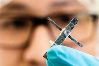 It may be bulky but the first wood transistor works. Image: Courtesy of LinkÃ¶ping University / Thor Balkhed