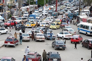 Sturdy, uncomplicated and affordable, the Toyota Corolla is a mainstay in a nation where roads dissolve into punishing terrain, repairs rely on frayed supply chains, and a "make do" mentality has emerged from decades of hardship. Image: Photography WAKIL KOHSAR / AFP