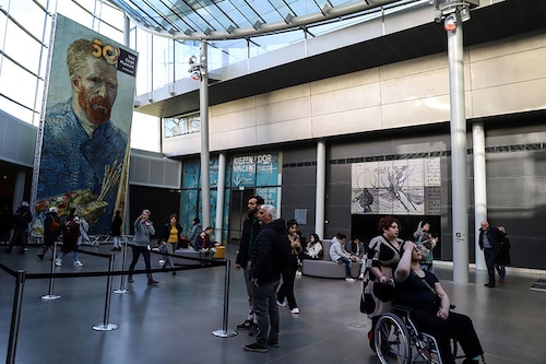 The exhibition "Van Gogh in Auvers. His Final Months" runs in Amsterdam from May 12 to September 3. Image: Valeria Mongelli / AFP