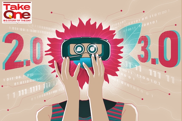 India is one of the fastest emerging countries in Web3 from a developer and provider standpoint. But there is still a long way to go in terms of adoption and user base. 
Illustration: Chaitanya Dinesh Surpur