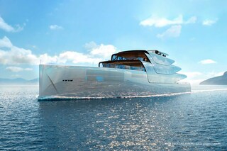 Pegasus is the first 3Dprinted superyacht
Image: Courtesy Forakis Design