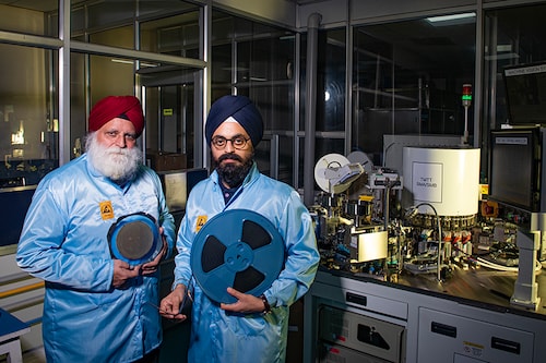 Inderdeep Singh, president & managing director and Prithvideep Singh, general manager, CDIL Semiconductors at their plant in Mohali. Image: Amit Verma Inderdeep Singh, president & managing director and Prithvideep Singh, general manager, CDIL Semiconductors at their plant in Mohali. Image: Amit Verma