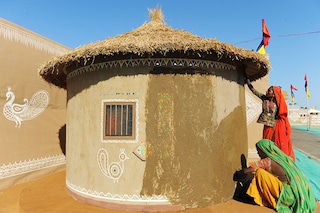 There are a host of villages like Dhordo in India around the world that are working to preserve their natural assets and implement strategies to maintain their cultural and culinary traditions.
Image: Sam Panthaky / AFP
