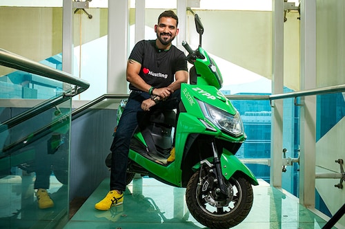 Akash Gupta, co-founder &amp CEO, Zypp Electric. Image: Madhu Kapparath