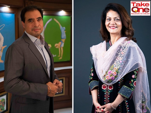 Mohit Burman(left), chairman, Dabur and Rashmi Saluja, who is the executive chairperson of Religare Enterprises Mohit Burman(left), chairman, Dabur and Rashmi Saluja, who is the executive chairperson of Religare Enterprises