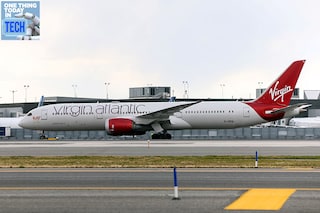 Virgin Atlantic Boeing 787 arrives to complete the first 100% Sustainable Aviation Fuel transatlantic flight from London"s Heathrow airport to John F. Kennedy International Airport, in New York City, U.S., November 28, 2023.
Image: Reuters/Brendan McDermid