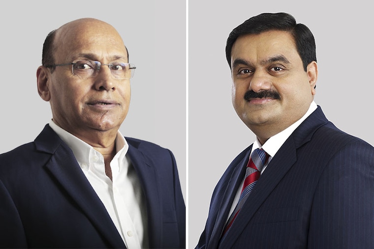 Gautam Adani, Chairperson, Adani Group Inder Jaisinghani, Chairman and MD of Polycab India. (Inder Jaisinghani Image: Mexy Xavier)