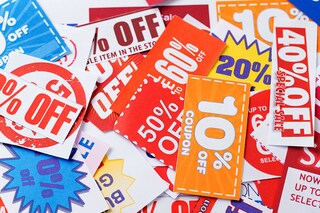 The sellers frame the purchase opportunity as a "deal," and this seems to provide the consumer an extra utility, a kind of joy for the realized savings.
Image: Shutterstock