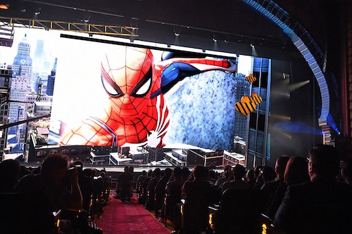 Blockbuster superhero movies in the 2000s led to the Spider-Man character headlining a series of games developed from 2018 by Insomniac for Sony, which bought the studio the following year. Image: Robyn Beck / AFP© Blockbuster superhero movies in the 2000s led to the Spider-Man character headlining a series of games developed from 2018 by Insomniac for Sony, which bought the studio the following year. Image: Robyn Beck / AFP©