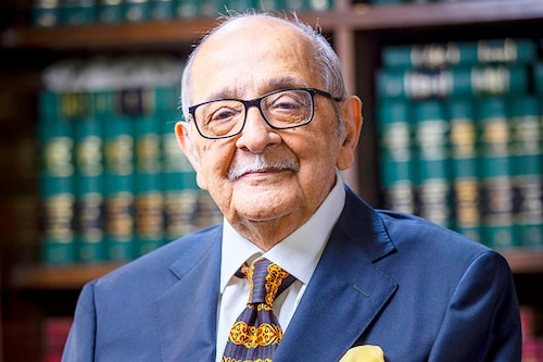 Fali Nariman, Senior Supreme Court advocate Image: Ilaksha