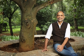 Anurag Behar, CEO of  Azim Premji Foundation at the Bangalore office on 24th July 2023.
Image: Selvaprakash Lakshmanan for Forbes India