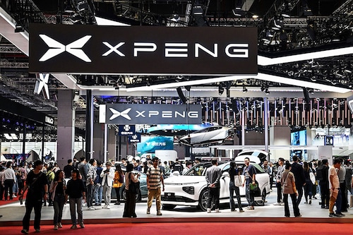 Chinese automakers will be out in full force at the upcoming auto show in Munich.
Image: Hector Retamal/ AFP Chinese automakers will be out in full force at the upcoming auto show in Munich.
Image: Hector Retamal/ AFP