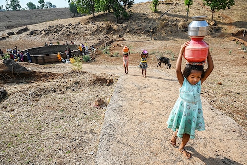 Following a dry August with monsoon rainfall the lowest in a century, September is expected to see normal rains, according to IMD
Image: Sankhadeep Banerjee/NurPhoto via Getty Images
