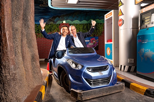 (L To R} Paras Chandaria - Founder and Promoter, KidZania India and Xavier Lopez Ancona - President and CEO, KidZania  at KidZania ,Ghatkopar. Image -Swapnil Sakhare for Forbes India