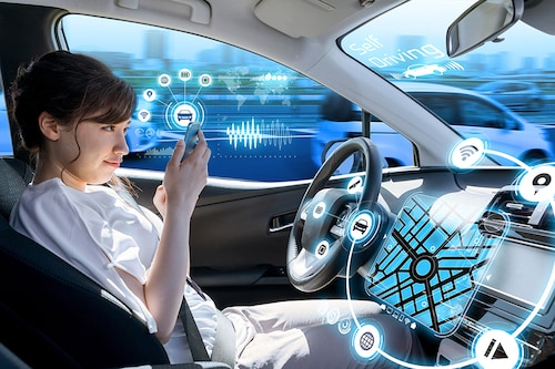 Today"s connected vehicles not only mine data from driving, but track in-vehicle entertainment and third-party functions such as satellite radio or maps. Image: Shutterstock Today"s connected vehicles not only mine data from driving, but track in-vehicle entertainment and third-party functions such as satellite radio or maps. Image: Shutterstock