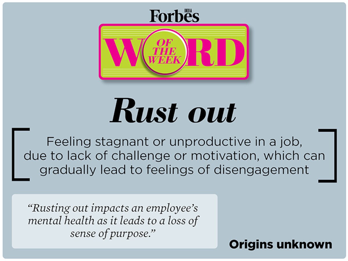 What is rust out?