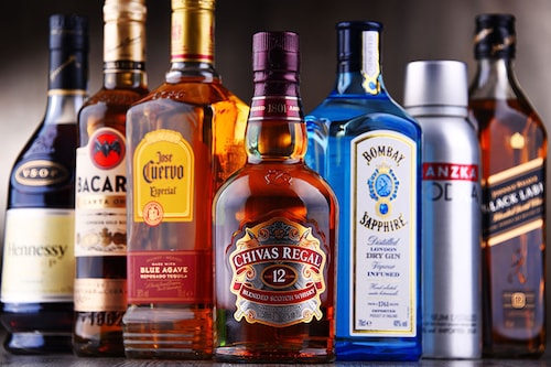 Alcohol consumption in India is projected to reach 5.91 billion litres in 2023 and is expected to increase to 6.21 billion litres in 2024, as per Statista. Image: Shutterstock