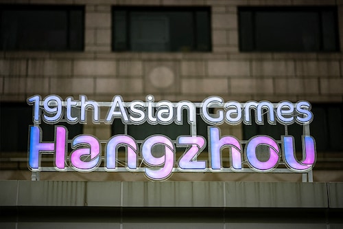 About 12,000 athletes from 45 countries and territories across Asia and the Middle East will be in action, making it the largest Asian Games ever.
Image: Philip Fong / AFP© About 12,000 athletes from 45 countries and territories across Asia and the Middle East will be in action, making it the largest Asian Games ever.
Image: Philip Fong / AFP©
