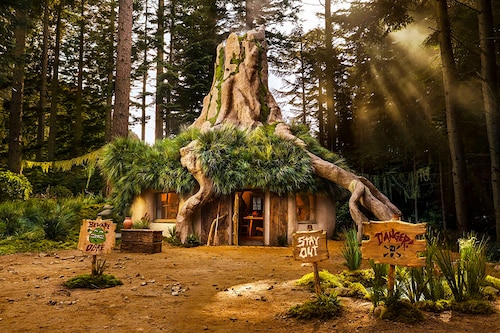 Airbnb will be offering a two-night stay for up to three guests in Shrek"s swamp. Airbnb will be offering a two-night stay for up to three guests in Shrek"s swamp. Photography Courtesy of Airbnb© Airbnb will be offering a two-night stay for up to three guests in Shrek"s swamp. Airbnb will be offering a two-night stay for up to three guests in Shrek"s swamp. Photography Courtesy of Airbnb©