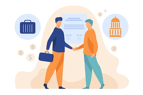Public-private partnerships (PPPs) – where firms collaborate with public-sector entities such as government agencies and international organisations – can be an effective force to tackle global problems.
Image: Shutterstock Public-private partnerships (PPPs) – where firms collaborate with public-sector entities such as government agencies and international organisations – can be an effective force to tackle global problems.
Image: Shutterstock