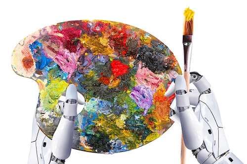 Several brands, including Infosys, now routinely use gen AI to develop copy, design and video output. Image: Shutterstock