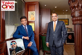 (L-R) Sanjeev Kumar, partner and member management committee at Luthra and Luthra and Harry Chawla, managing partner, Luthra and Luthra. Image: Madhu Kapparath