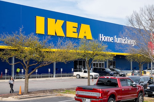 Ikea said the global second-hand furniture market was growing rapidly, with a projected annual growth rate of 6.4 percent in 2024.
Image: Brandon Bell / Getty Images North America / Getty Images via AFP Ikea said the global second-hand furniture market was growing rapidly, with a projected annual growth rate of 6.4 percent in 2024.
Image: Brandon Bell / Getty Images North America / Getty Images via AFP