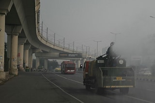 The South Asia region continues to breathe the world"s most-polluted air, with its residents losing more than 3.5 years of life expectancy on average, the annual Air Quality Life Index (AQLI) warned.
Image: Arun Sankar / AFPÂ©